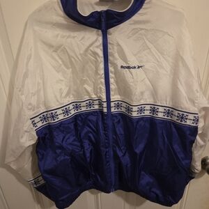 Reebok‎ White and Blue Utility Jacket